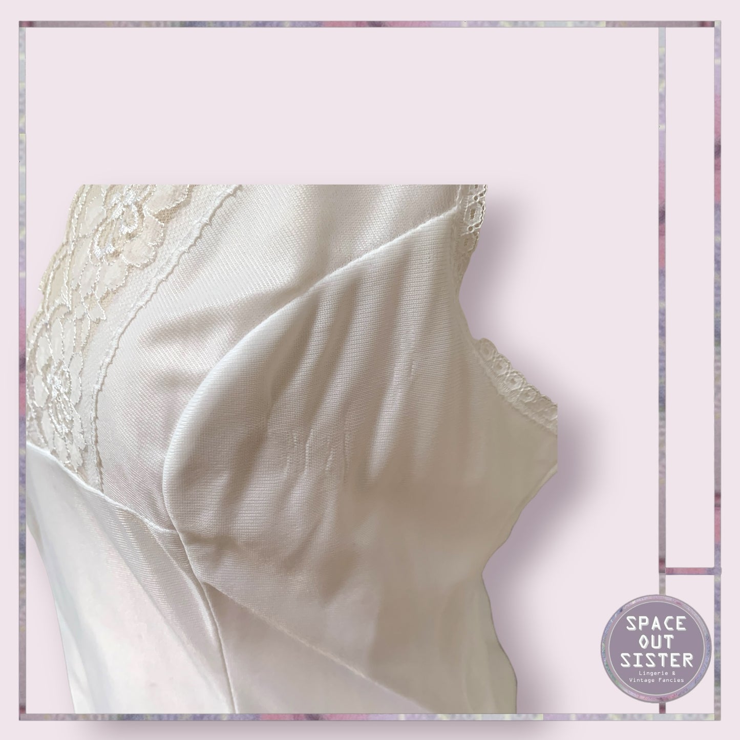 Vintage Claire White Slip