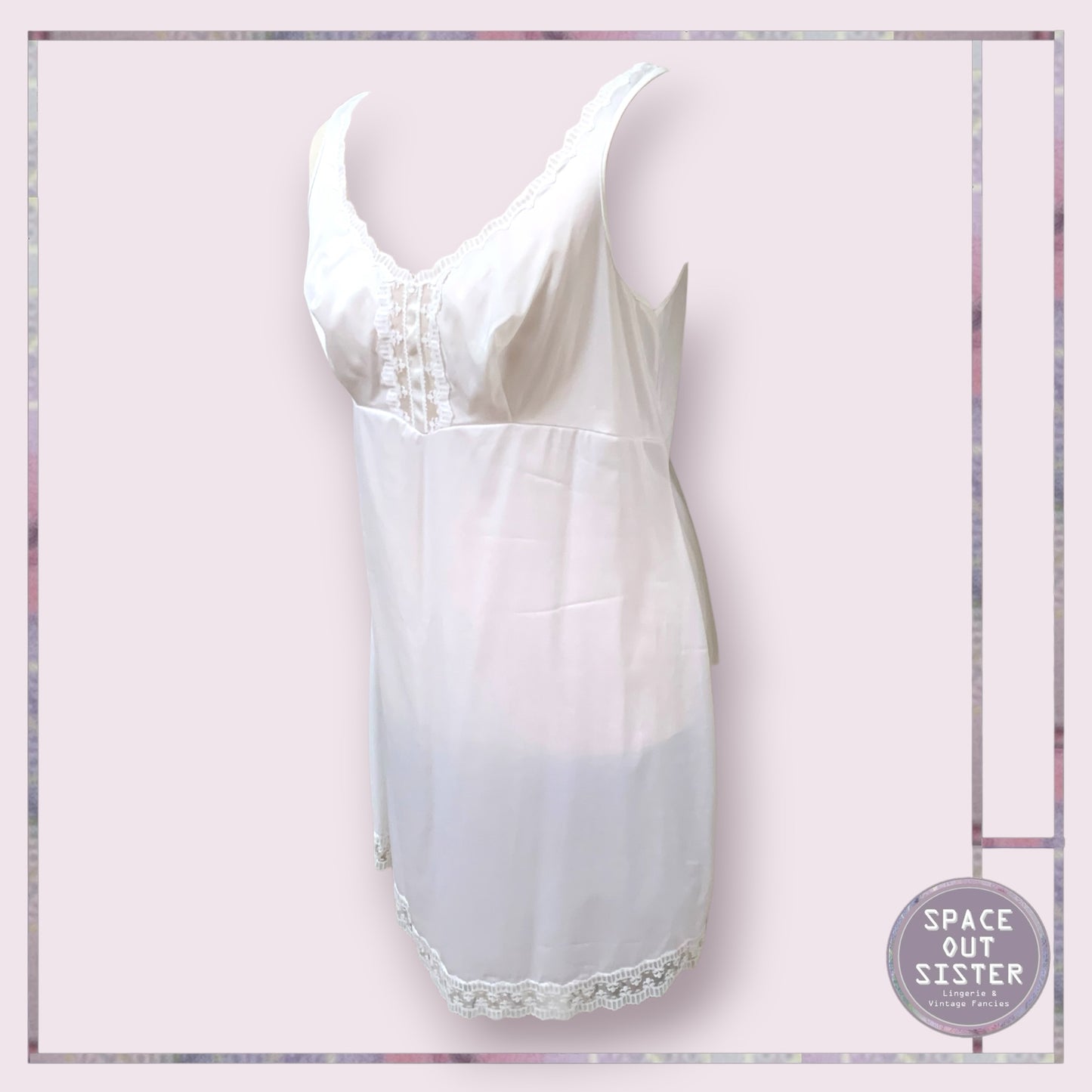 Vintage Sudania White Slip