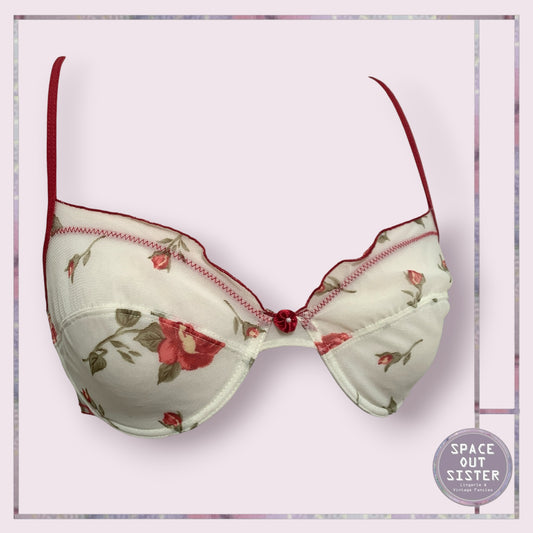 Skin to Skin Red Rose Bra