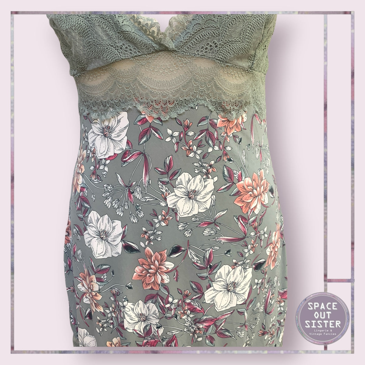Pre-Loved Sage Green Nightdress
