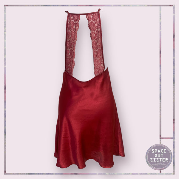 Vintage Racer Back Slip Dress