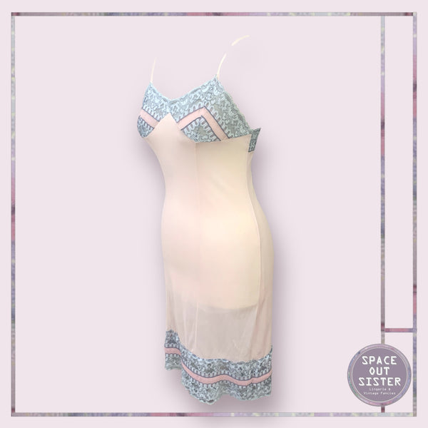 Vintage Pink & Grey Slip