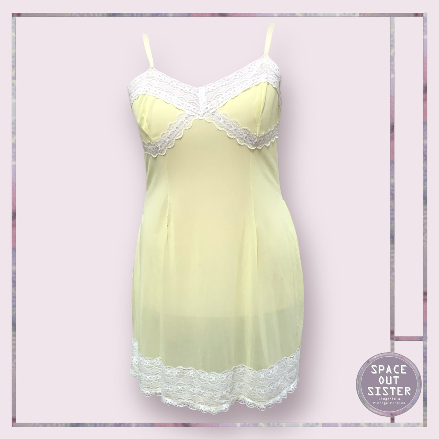 Vintage Bayer Lemon Slip