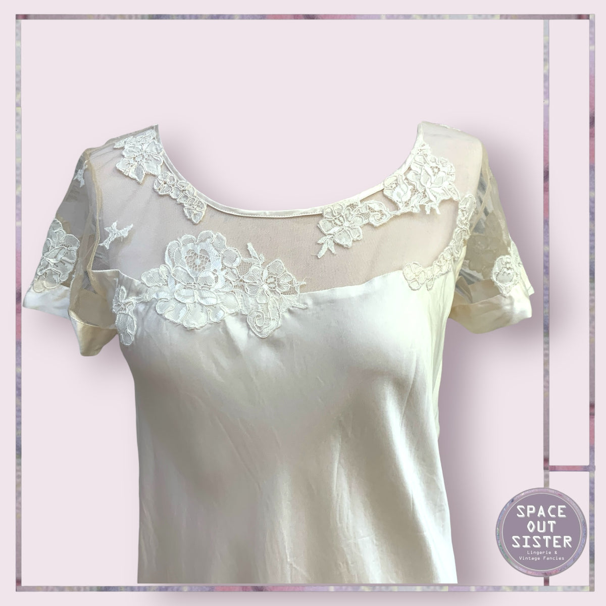 Vintage Silk Luna di Seta Milano Nightdress