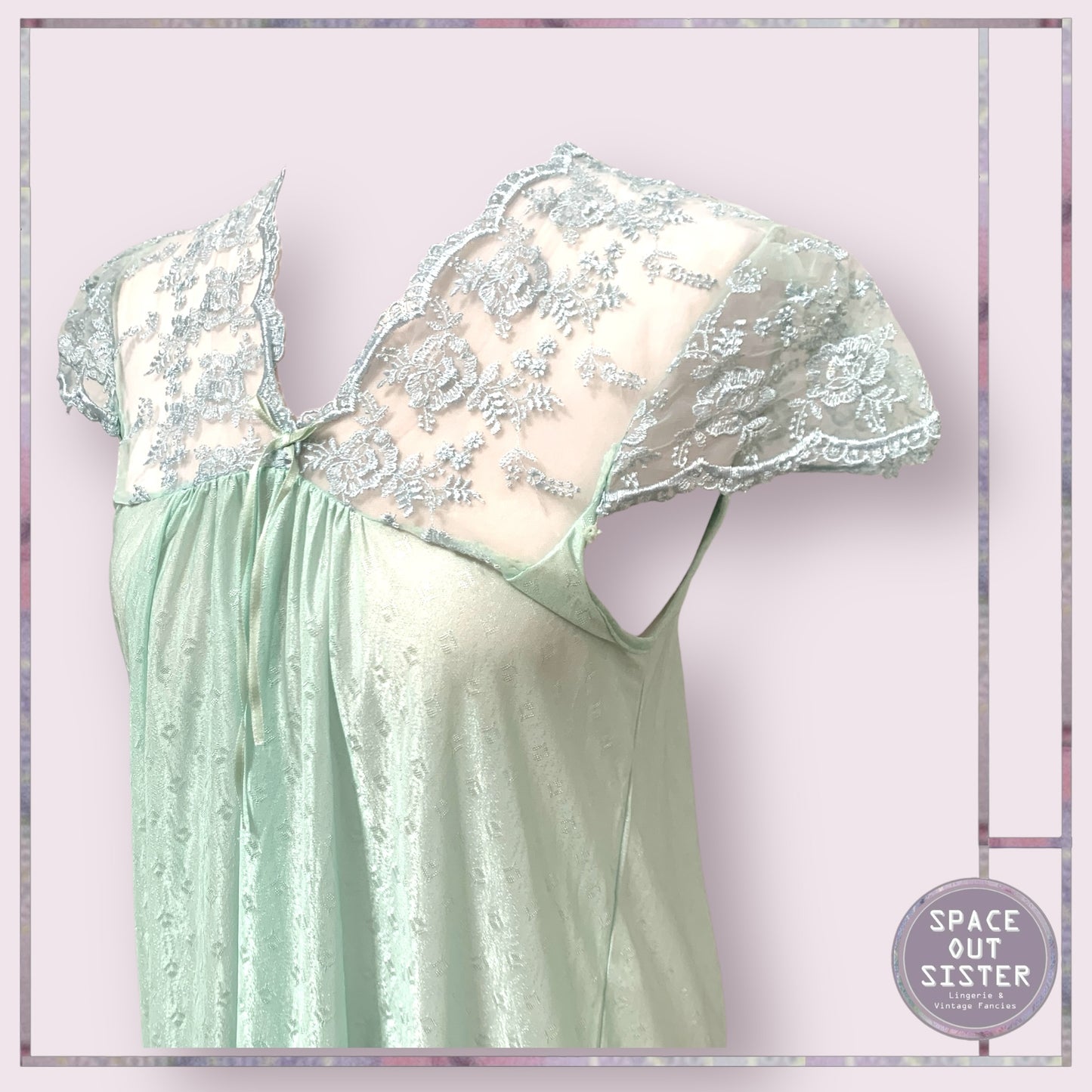 Vintage BB Lace Top Nightdress