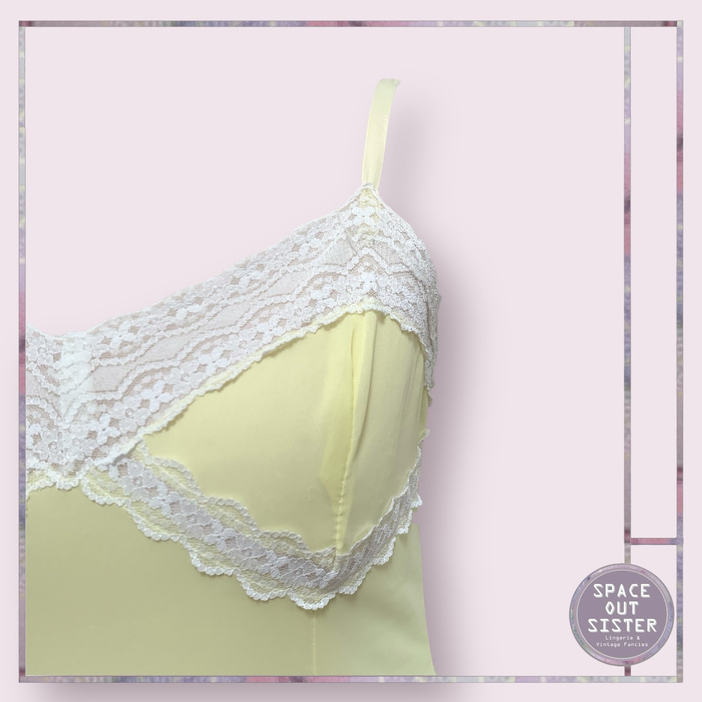 Vintage Bayer Lemon Slip