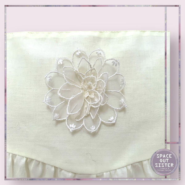 Vintage Full Length Flower Motif Nightdress