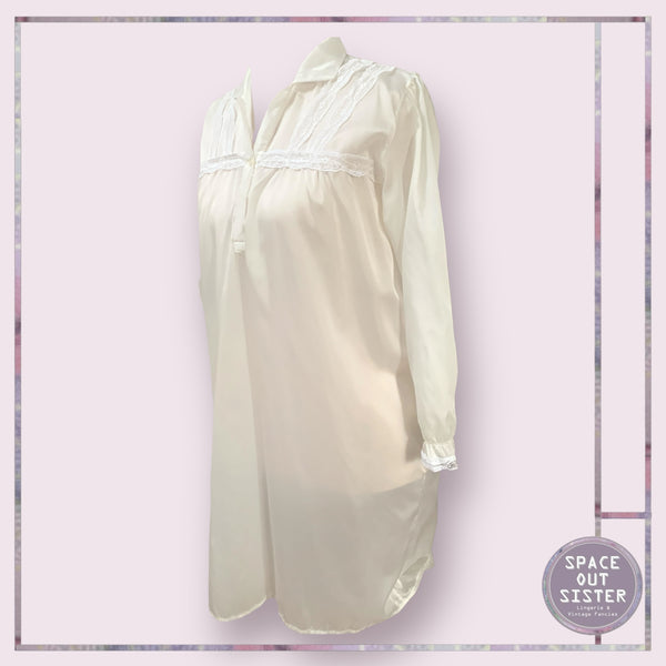 Vintage Satin Confezoni Marisa Nightshirt