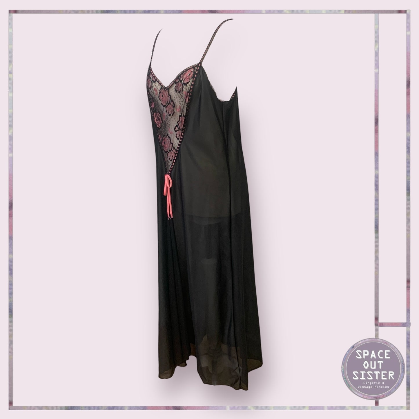 Vintage Full Length Open Nightdress