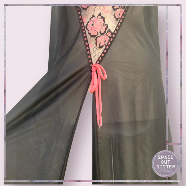 Vintage Full Length Open Nightdress