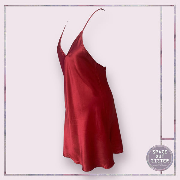 Vintage Racer Back Slip Dress