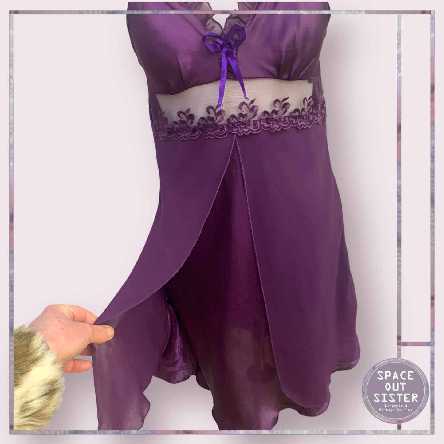 Vintage Purple Slip Dress