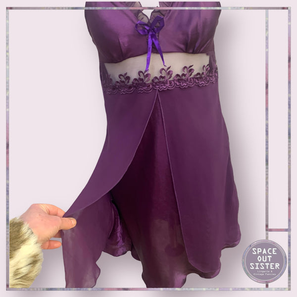 Vintage Purple Slip Dress