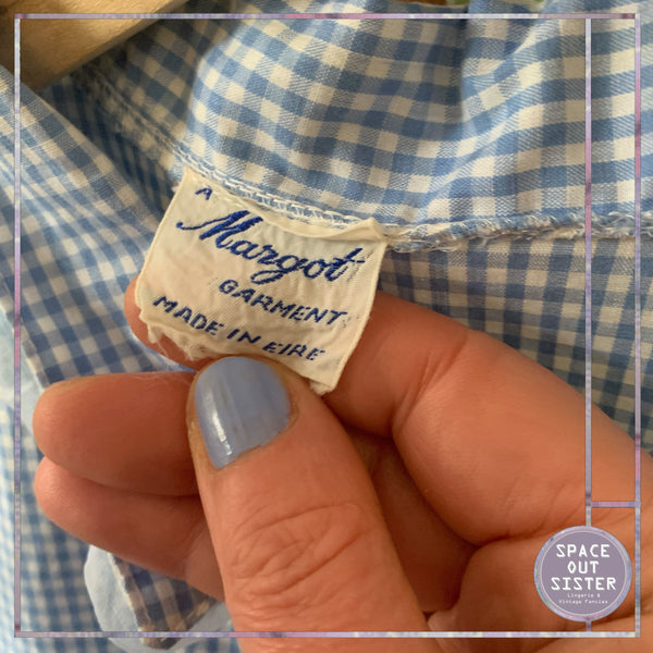 Vintage Cotton Mary Made In Éire Housecoat