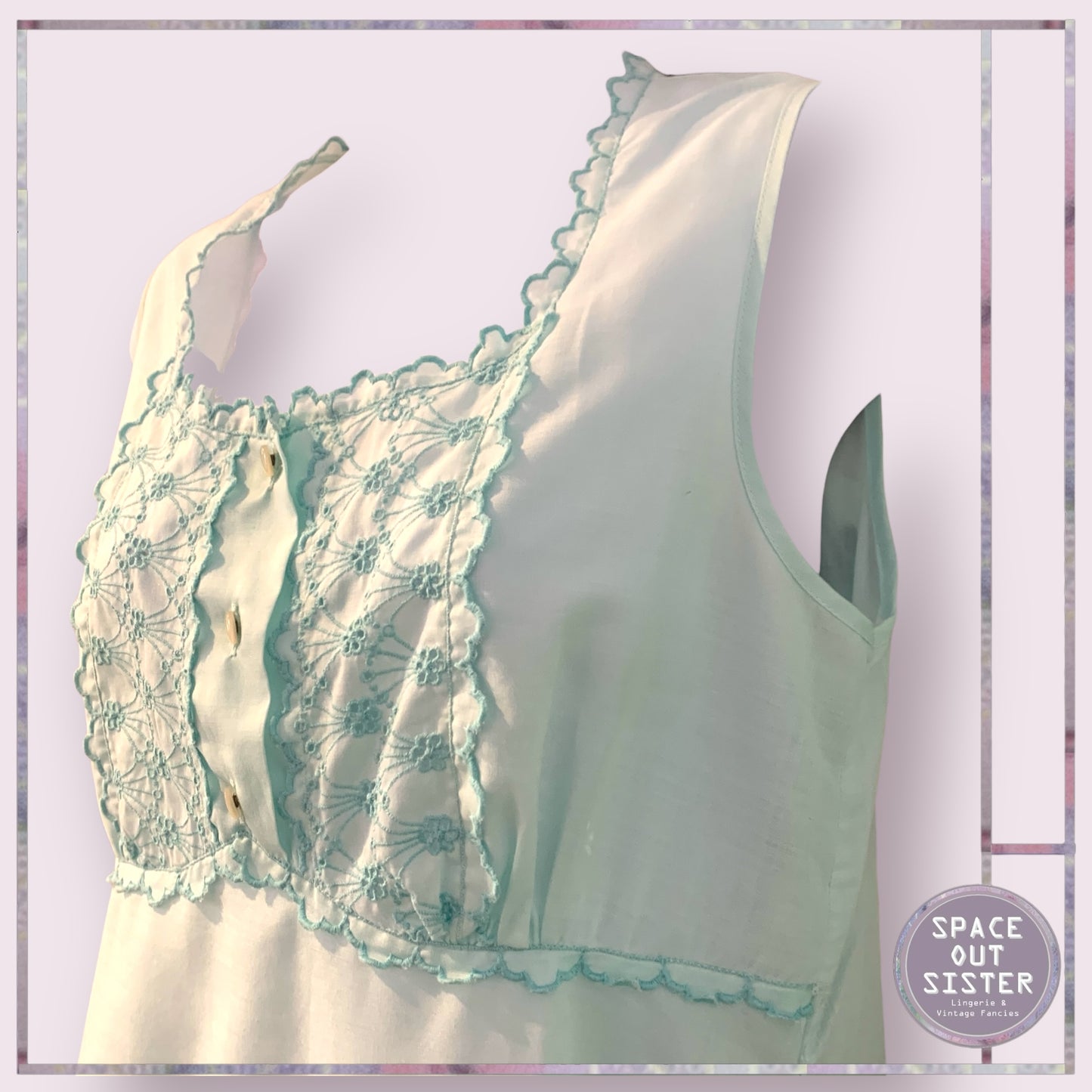 Vintage Truimph Green Nightdress