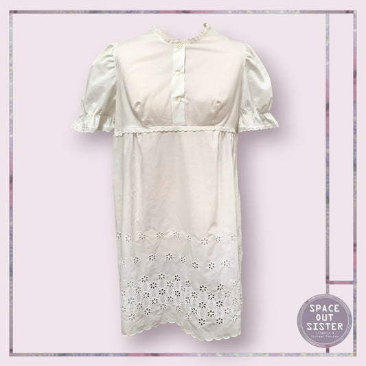 Vintage Scallop Edge Nightdress
