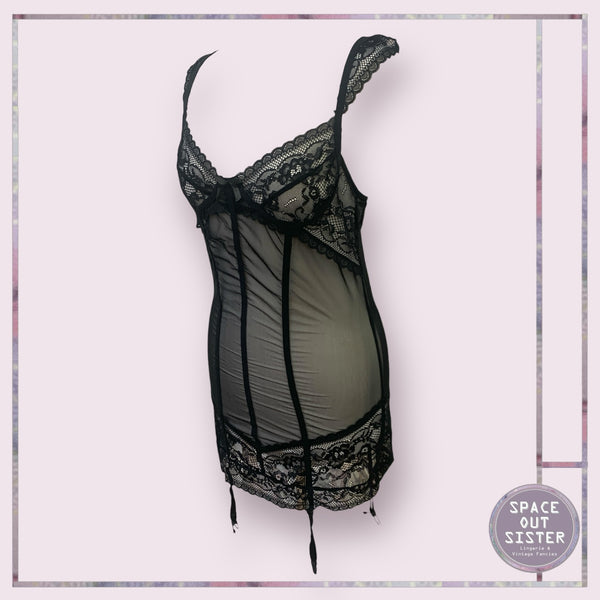 Black Sheer Lingerie Dress