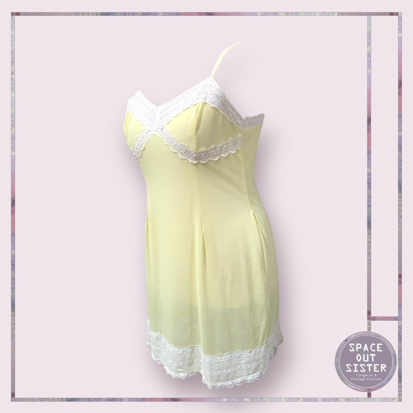 Vintage Bayer Lemon Slip