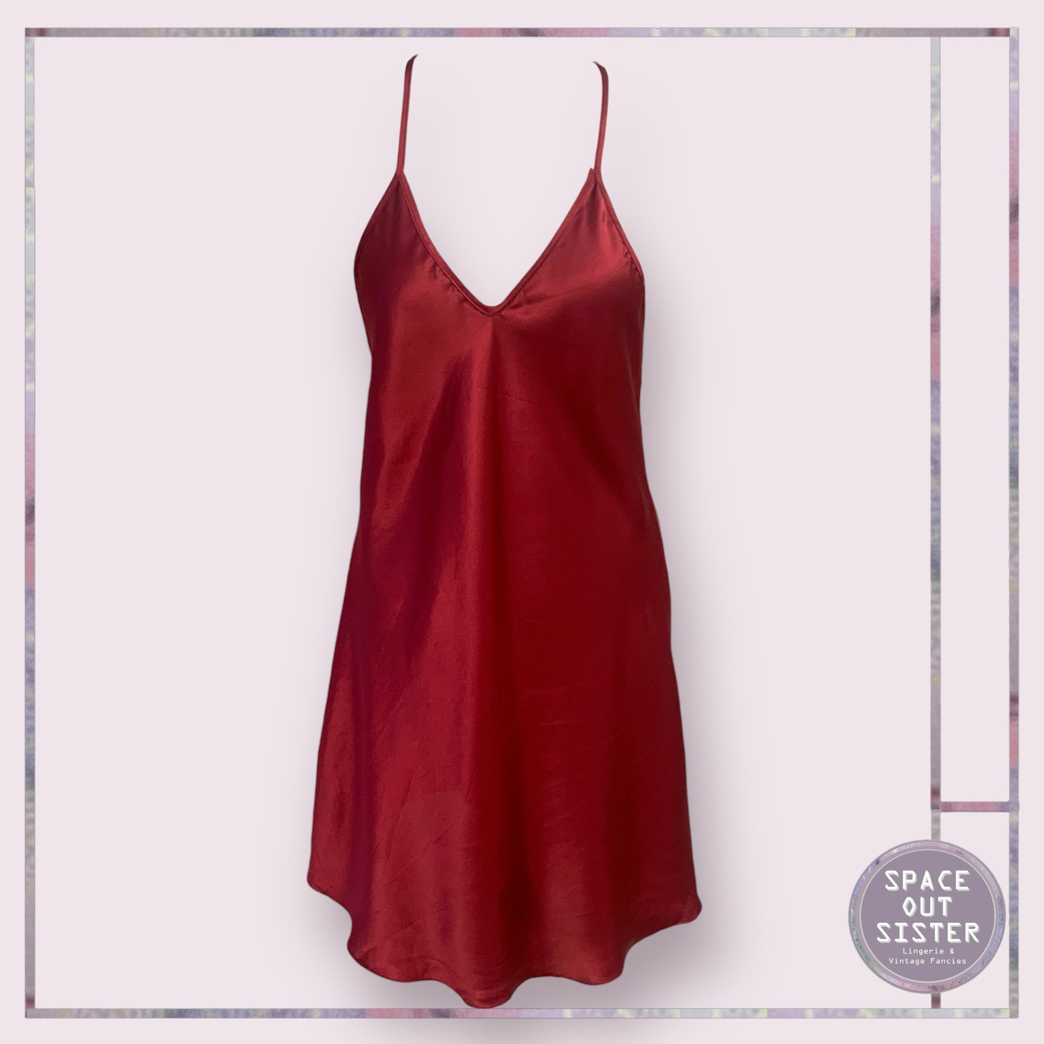 Vintage Racer Back Slip Dress