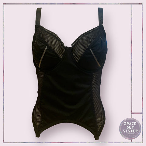 Vintage Silver Streak Bustier