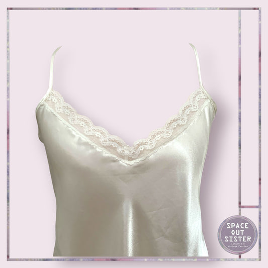 Vintage Ivory Slip Dress