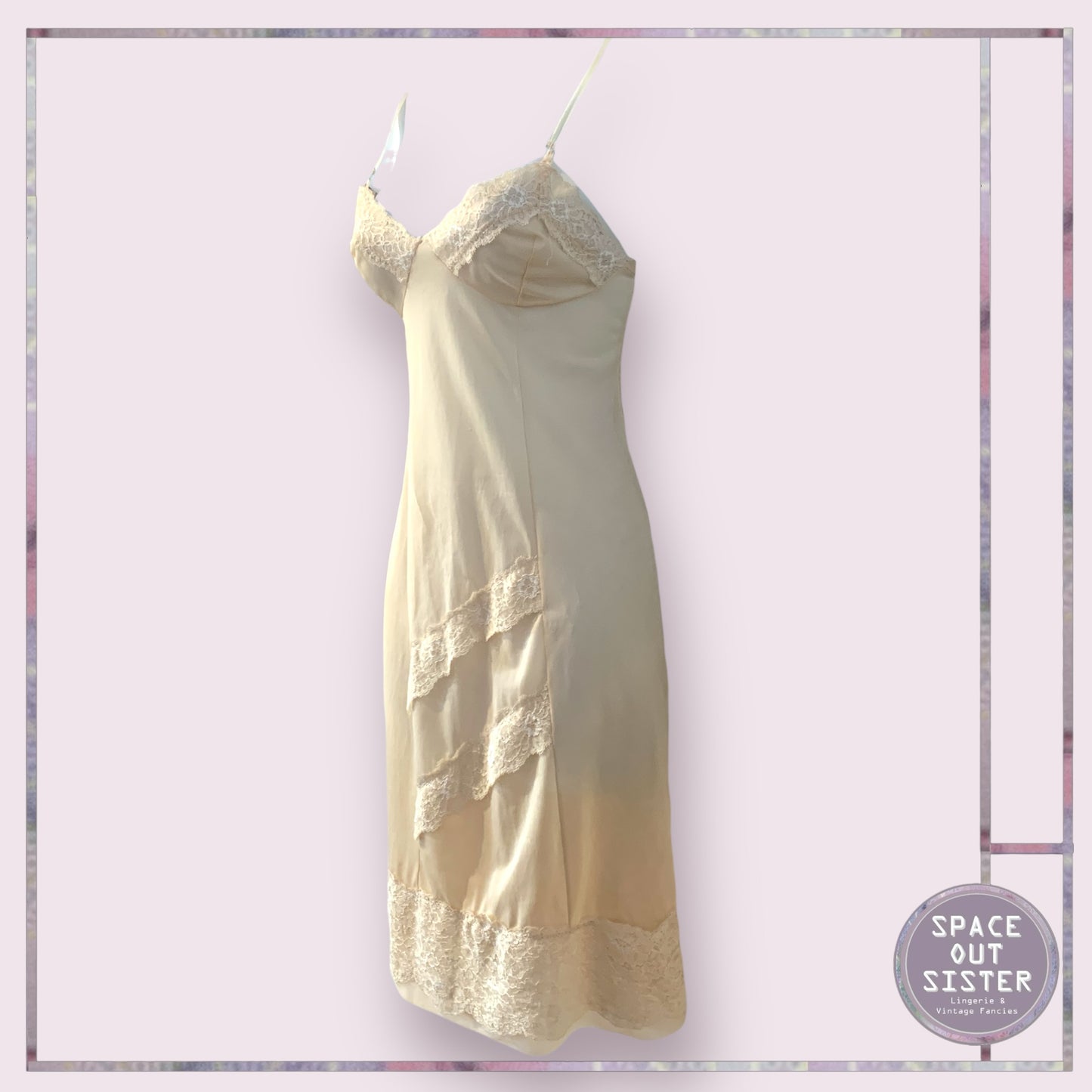 Vintage Sunbeam Made In Ireland Cremá Slip