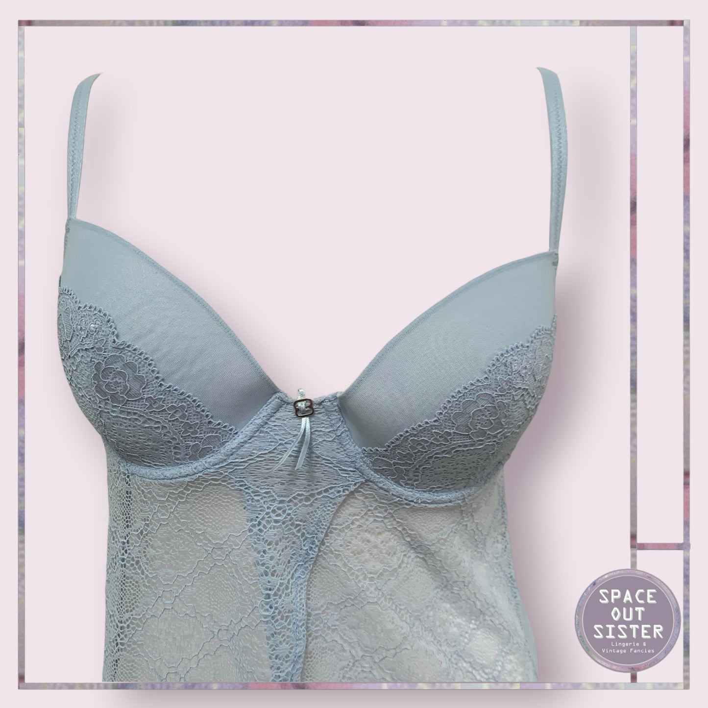 Powder Blue Elf Open Nightdress