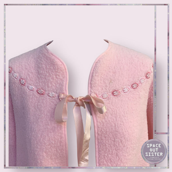 Vintage Fleece Bed Jacket