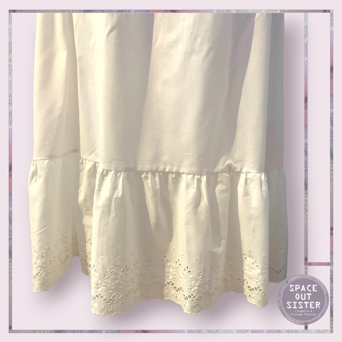 Vintage Cotton Petticoat L