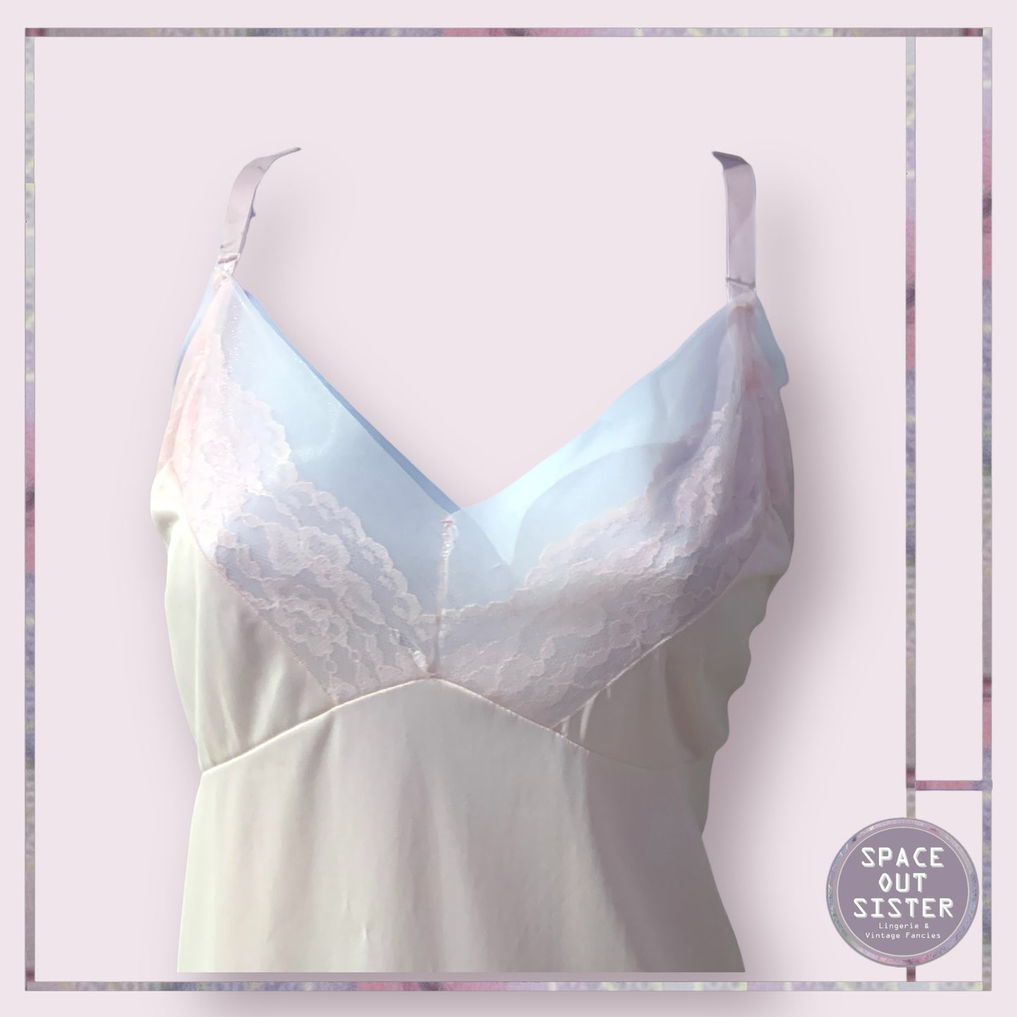 Vintage Candyfloss Pink Slip