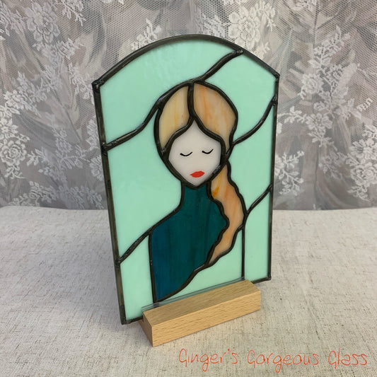 Girl with The Plait by Ginger's Gorgeous Glass
