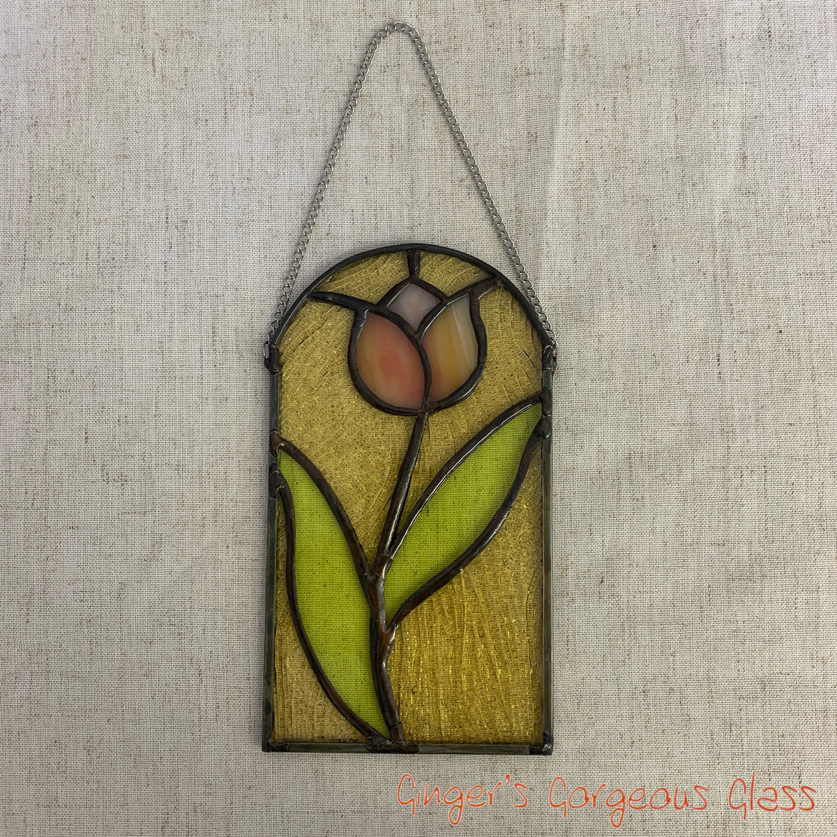 Tulip Panel by Ginger's Gorgeous Glass