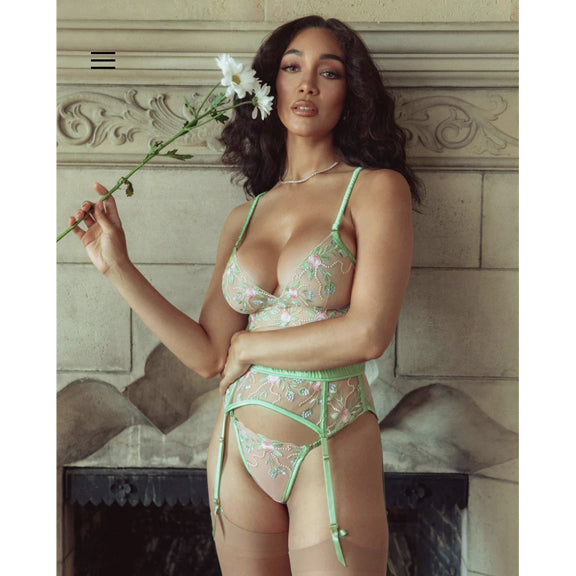 New Floral Longline Bralette by Kilo Brava