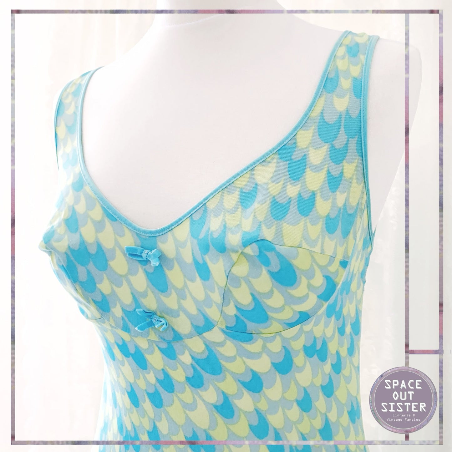 1960s Vintage Soft Psychedelic Slip
