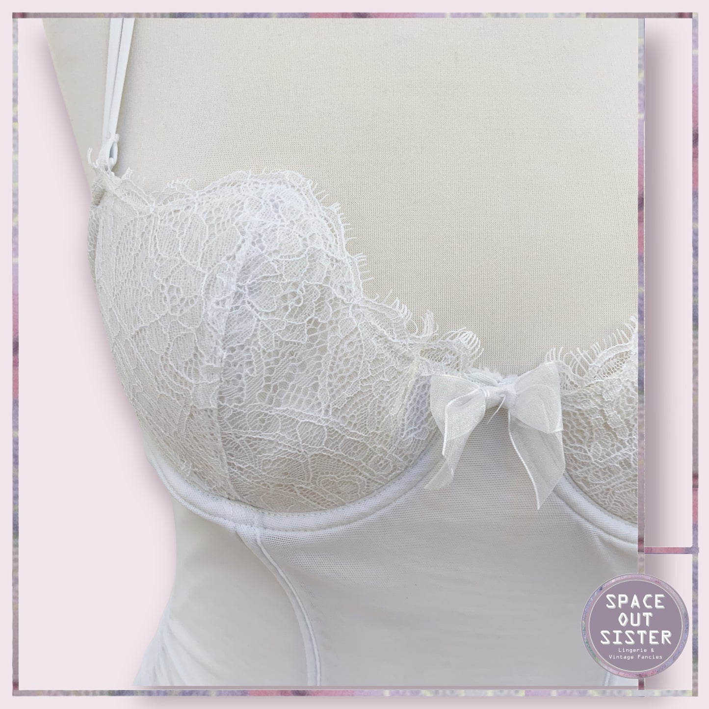 Charlotte White Bustier