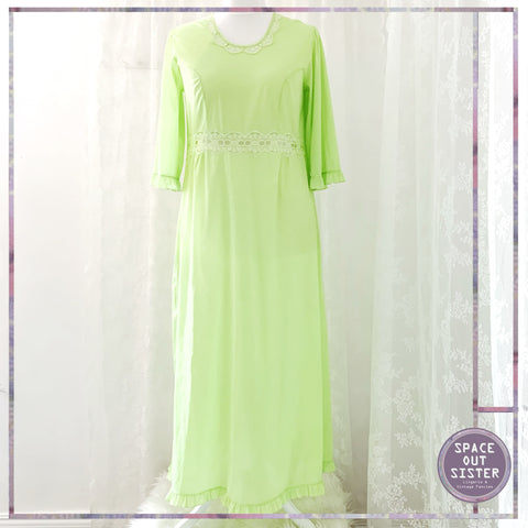 Vintage Rosch Lime Green Nightdress